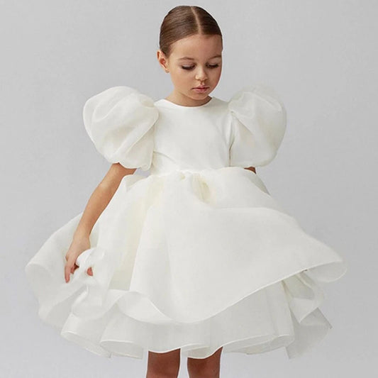 Robe de princesse en tulle pour fille de 2 à 8 ans pour fête et mariage