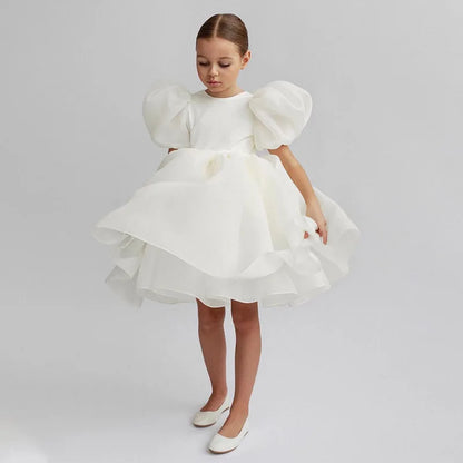 Robe de princesse en tulle pour fille de 2 à 8 ans pour fête et mariage