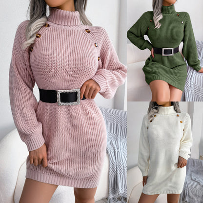 Women's Sweater Dress - European and American Style